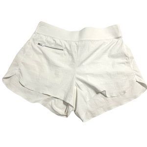 Athleta White Mod Trekkie Stretch Ripstop Shorts Women’s 6